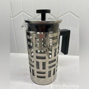 Bodum Stainless Steel and Black French Press